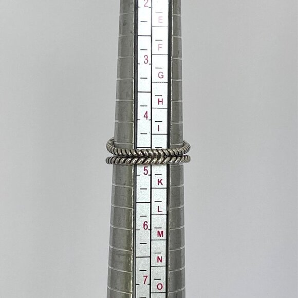 Sterling Silver 925 Oval Bezel Set Moonstone Twisted Split Shank Ring Sz 4.5 - Picture 9 of 16